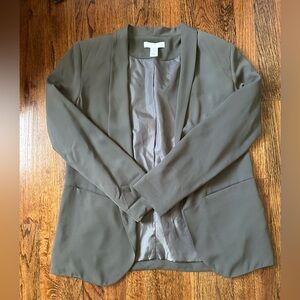 H&M green blazer